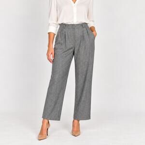 Talbots Wool Pants Women's Size 10 Gray Pockets Business Professional Office
